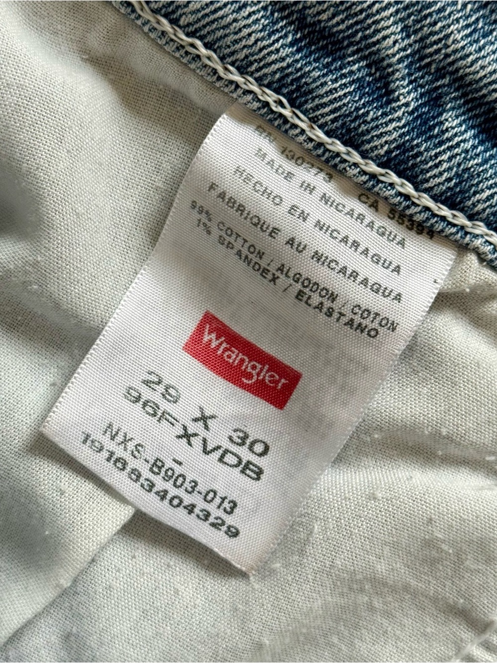 Vintage Wrangler Y2K Neo Straight Leg Jeans, Light Wash – Size 29x30 - Picture 7 of 7